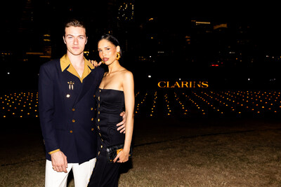 Lucky Blue & Nara Smith - Kaitlin Saragusa/BFA.com for Clarins