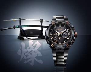 Casio bringt MR-G auf den Markt, inspiriert vom brillanten Glanz japanischer Katana-Schwerter