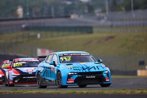 Éxito en el podio: Lynk & Co Cyan Racing gana la carrera en Zhuzhou