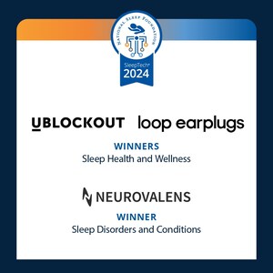 Loop Earplugs, UBlockout, and Neurovalens Win National Sleep Foundation's 2024 SleepTech® Award