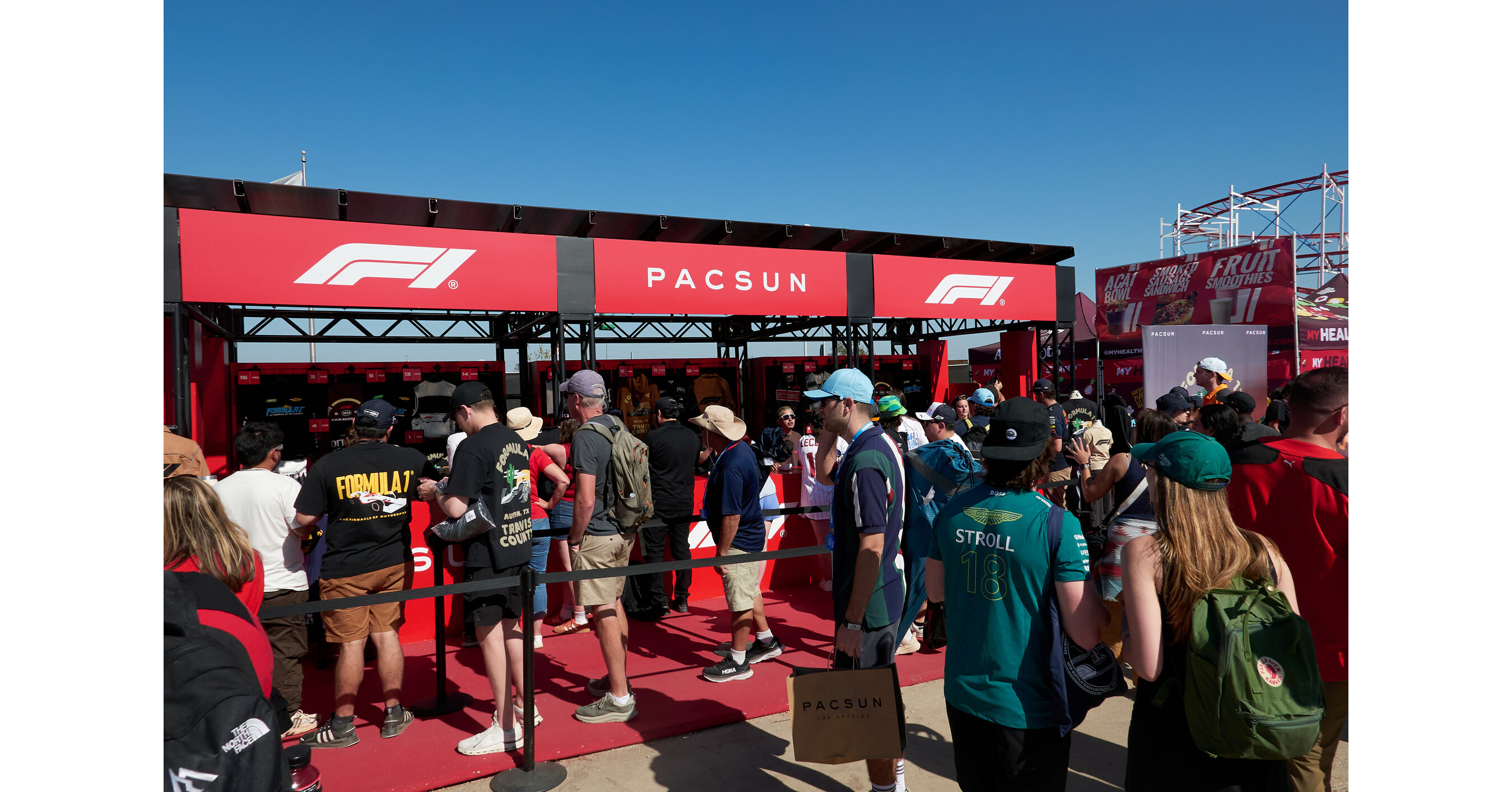 PACSUN ENERGIZES RACING FANS AT 2024 FORMULA 1® US GRAND PRIX WITH EXCLUSIVE TRACKSIDE FASHION COLLECTION FOR MEN, WOMEN AND KIDS