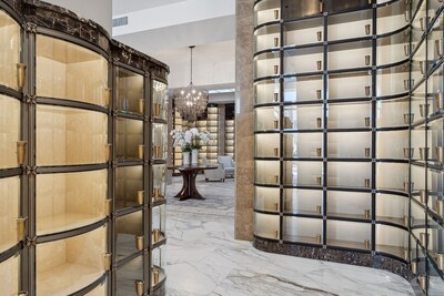 Glass-front memorial niches are available for the first time in the new Legacy Chapel at Arlington Memorial Park in suburban Atlanta. (Photo Credit: ArlingtonMemorialPark.com).