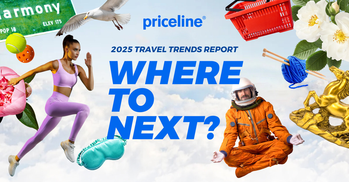 Priceline Launches ‘Where to Next?’ Report, Revealing the Travel Trends Taking Off in 2025