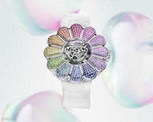 Hublot presents the MP-15 Takashi Murakami Tourbillon Sapphire Rainbow