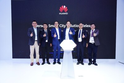 Huawei released the National Smart City Solution with partners (PRNewsfoto/HUAWEI)