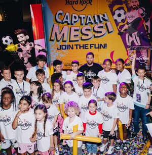 Hard Rock International und Lionel Messi feiern fortgesetzte Partnerschaft mit „Captain Messi"-Superheldenspielzeug, Kindermenü und Einzelhandelskollektion