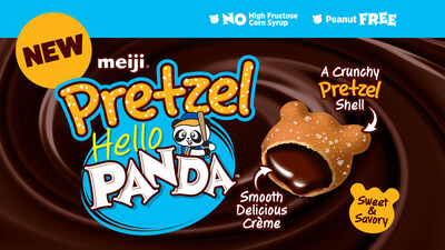 Meiji Hello Panda™ Pretzel, a twist on the beloved Meiji Hello Panda cookies