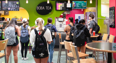 College students respond positively to the launch of boba beverages and other trendy drinks on campus.