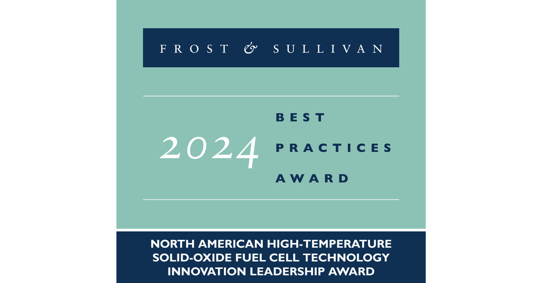 WATT Fuel Cell Earns Frost & Sullivan's 2024 North America Technology