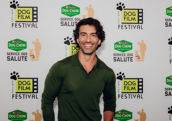 Justin Baldoni and Purina Dog Chow spotlight service dogs