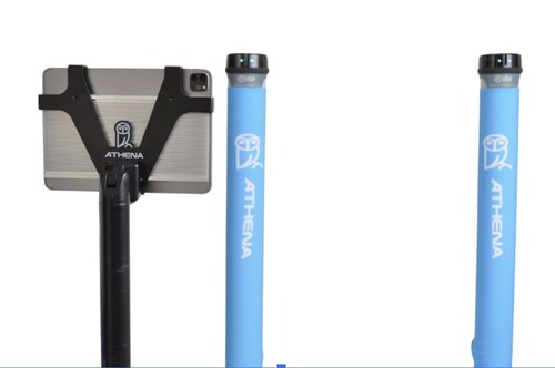 Athena Security Weapons Detection System with DHS best practices on a Apple iPad