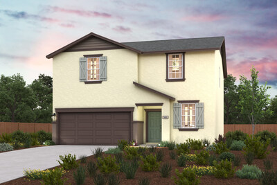 Nightingale Plan Exterior Rendering | New Homes in Merced, CA by Century Communities