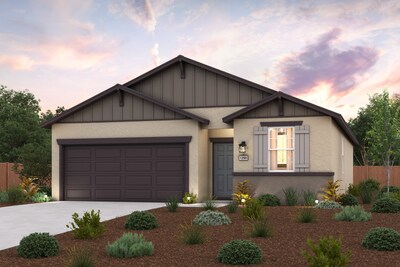 Grayson Plan Exterior Rendering | New Construction Homes in Merced, CA by Century Communities