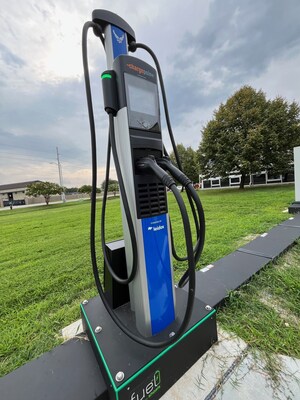 Leidos EV Charger deployed to electrify DAF non-tactical fleet vehicle missions