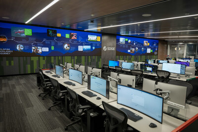 SDG&E’s Emergency Operations Center (EOC). The new EOC is designed to accommodate response to all-hazard emergencies, fusing advanced technologies and communication tools to further enhance risk management along with employee and public safety.