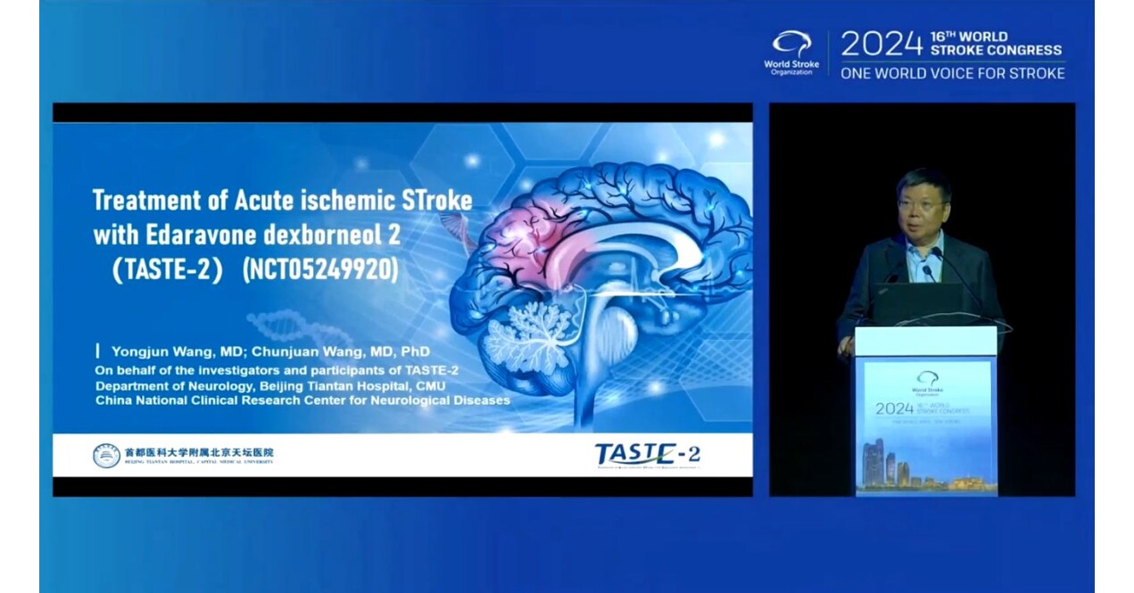 TASTE-2 World Stroke Congress | Sanbexin ® combined with thrombectomy significantly reduces stroke disability TASTE-2 World Stroke Congress | Sanbexin ® combined with thrombectomy significantly reduces stroke disability