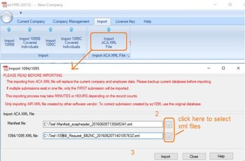 Import data