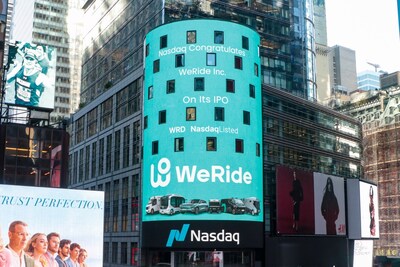 WeRide was officially listed on the Nasdaq Global Select Market under the ticker symbol "WRD." Upon listing, WeRide became the world’s first publicly listed universal autonomous driving technology company and the first publicly listed Robotaxi company.