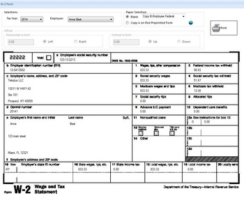 Process W2 Forms