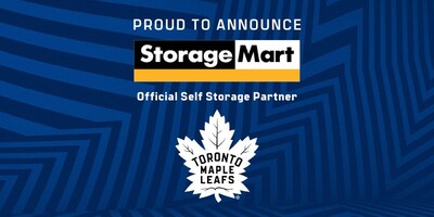 StorageMart announces partnership with the Toronto Maple Leafs as the Official Self Storage Partner.