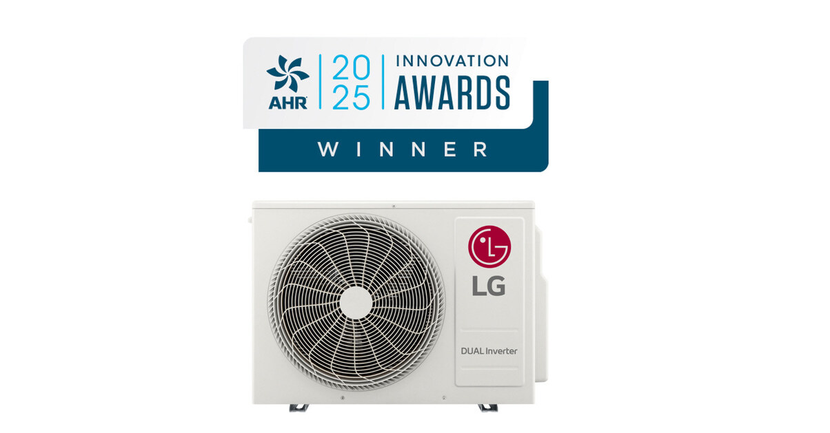 LG WINS 2025 AHR INNOVATION AWARD FOR RESIDENTIAL COLD CLIMATE HEAT PUMP