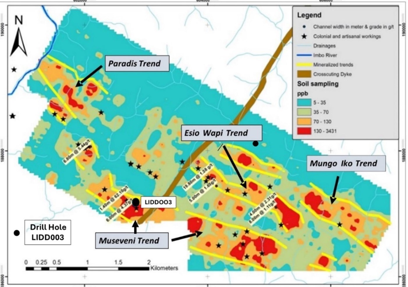 Figure 1 (CNW Group/Loncor Gold Inc.) Figure 1 (CNW Group/Loncor Gold Inc.)