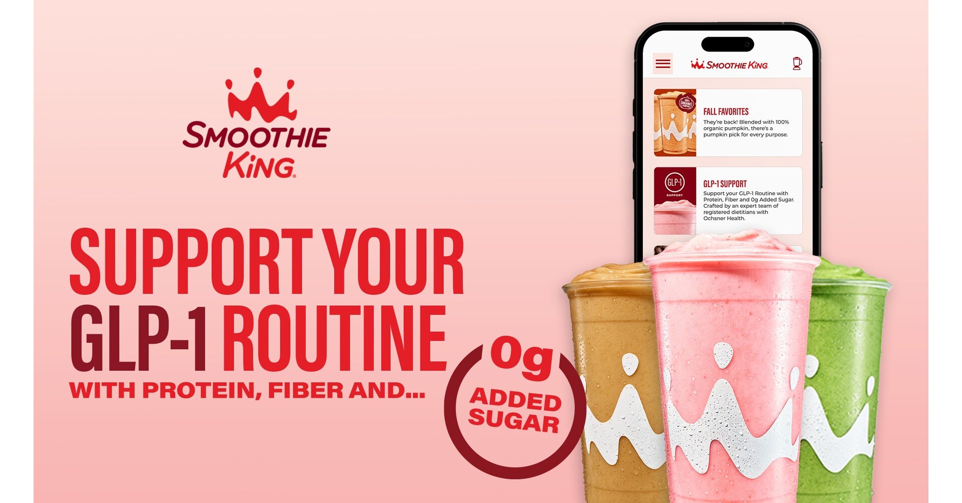 Smoothie King Launches GLP-1 Support Menu to Support Health and Fitness Journeys of Medication Users