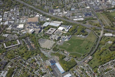 Aerial view of Northeast Science & Technology Center (NEST) in Kenilworth, NJ.