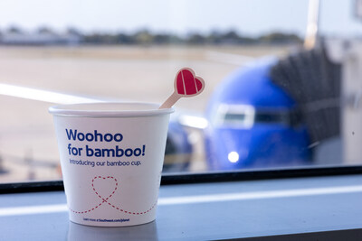 Southwest Airlines’ new inflight cup and stir stick are designed to reduce single-use plastics by more than 1.5 million pounds annually.