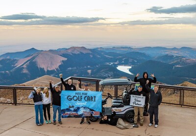 Trojan Lithium OnePack™ Powers Golf Cart to Top of Pikes Peak