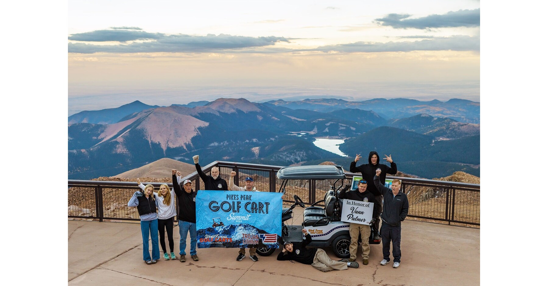 Trojan Lithium OnePack™ Powers Golf Cart to Top of Pikes Peak