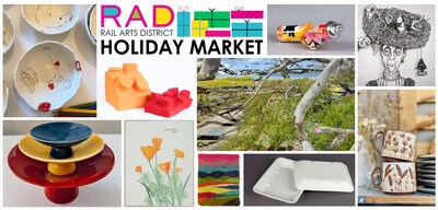 This holiday season, the Rail Arts District (RAD) Napa invites you to discover distinctive, handcrafted gifts at its annual Holiday Market.