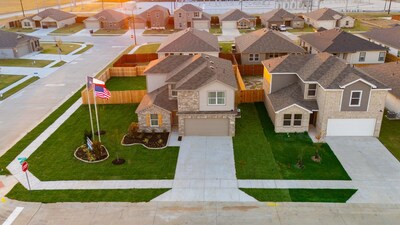 The Dunhill Homes model home at 122 Kainos Street.