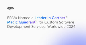 EPAM Named a Leader in Gartner® Magic Quadrant™ for Custom Software Development Services, Worldwide 2024