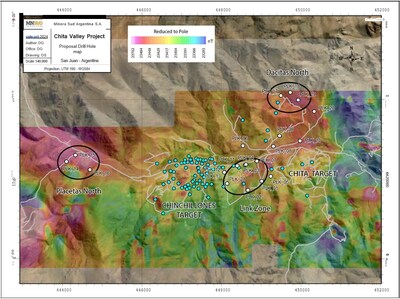 Map 2: Scouting drillhole locations (CNW Group/Minsud Resources Corp.)