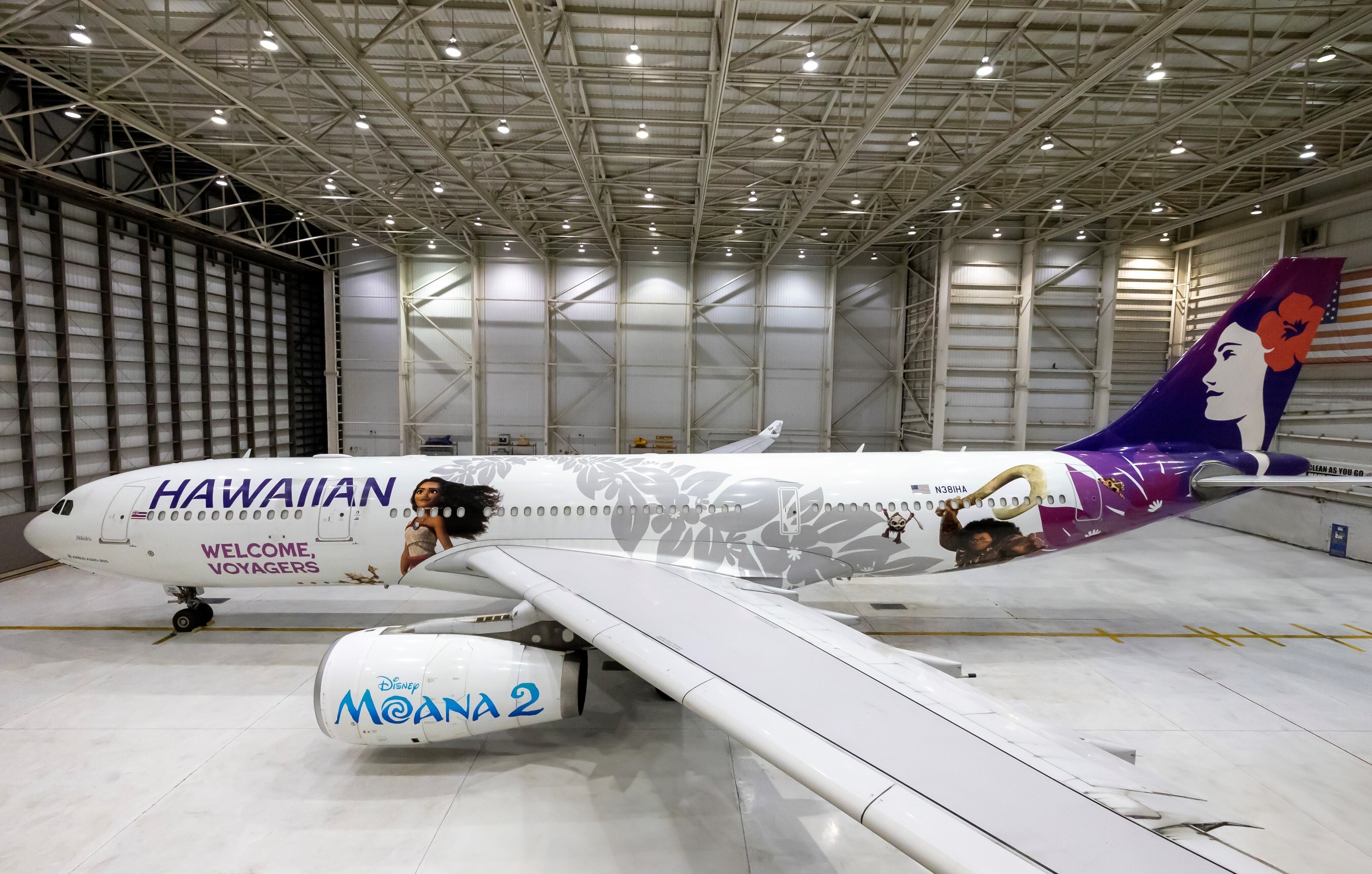 Hawaiian Airlines Welcomes Guests on an Exciting New Voyage with Walt Disney Animation Studios' 