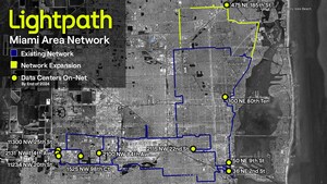 LIGHTPATH MIAMI EXPANSION INCLUDES NEW ON-NET DATA CENTERS AND RAPIDPATH DARK FIBER SERVICE