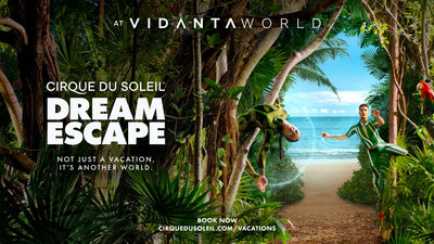 Cirque du Soleil Entertainment Group, in collaboration with VidantaWorld, is proud to announce Cirque du Soleil Dream Escape — an exclusive vacation package at VidantaWorld Riviera Maya. Cirque du Soleil Dream Escape offers a one-of-a-kind stay at one of Mexico’s most luxurious destinations enriched by exclusive Cirque du Soleil performances and surprises.