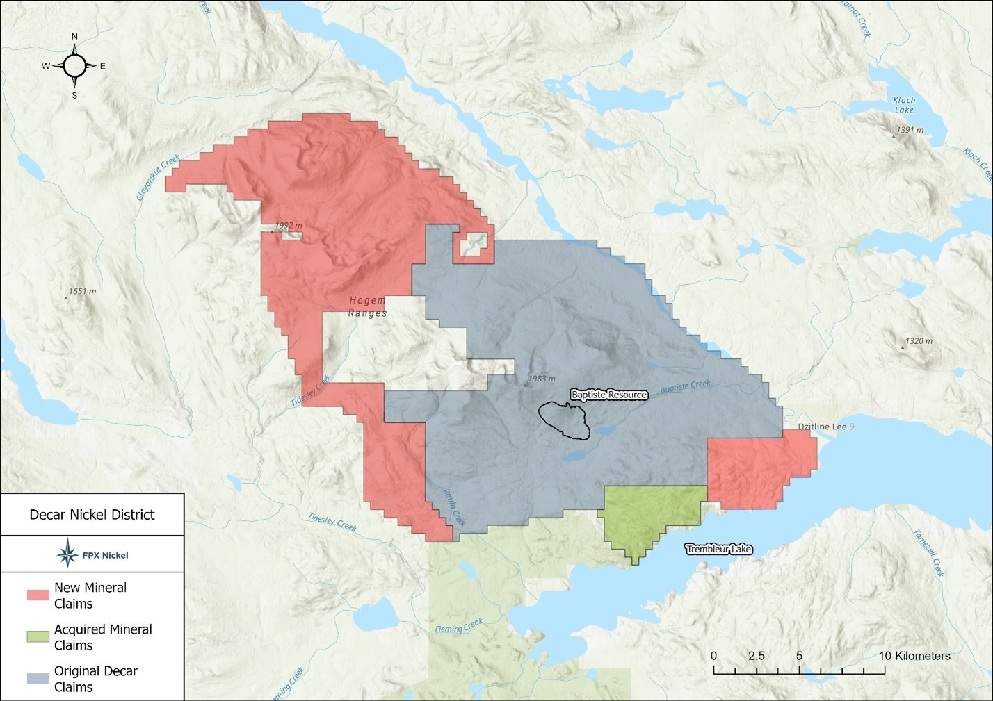 FPX Nickel Expands Land Packages at the Decar Nickel District and Klow  Project in Central British Columbia - Junior Mining Network