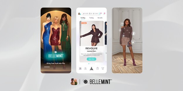 REVOLVE AND MUUS COLLECTIVE LAUNCH MOBILE FASHION GAME, BELLEMINT IN THE U.S.