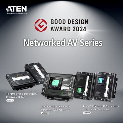 ATEN's Networked AV Series Wins 2024 Good Design Award.