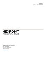 NEXPOINT RESIDENTIAL TRUST, INC. REPORTS THIRD QUARTER 2024 RESULTS