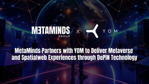 MetaMinds Partners with YOM to Deliver Metaverse and Spatialweb Experiences through DePIN Technology