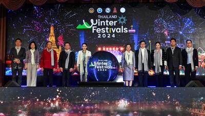 Thailand Winter Festivals officially launched by Prime Minister H.E. Ms. Paetongtarn Shinawatra, celebrating the'7 Wonders of Thailand'and promoting cultural tourism from November to December.