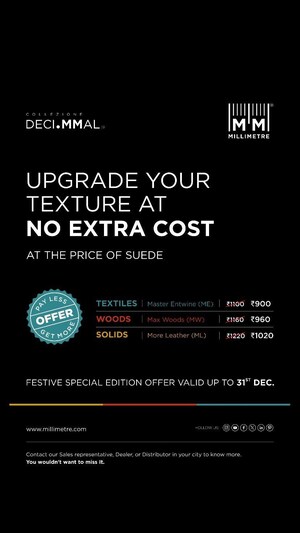 Millimetre™ brings exciting oﬀers with 'Pay Less, Get MMore' ahead of this festive season