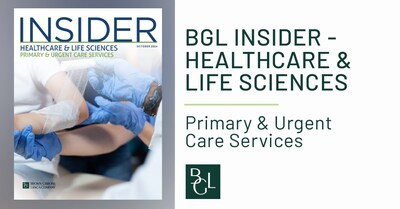 New BGL Report Shows Primary and Urgent Care Services are Ripe for Consolidation