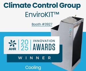 Climate Control Group's EnviroKIT® Wins Prestigious 2025 AHR Expo Innovation Award for Cooling