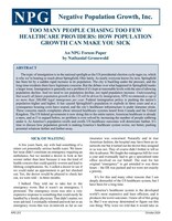 NPG Forum Paper - Too Many People Chasing Too Few Healthcare Providers