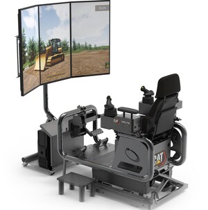 Cat® Simulators New Small Dozer System Trains and Prepares Operators for Construction Worksites