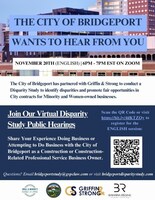 The City of Bridgeport &amp; Griffin &amp; Strong to Host Public Hearings for Construction and Construction-Related Professional Owned Firms